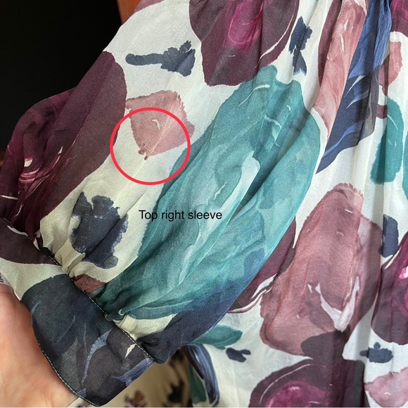 Hugo silk short sleeve top / 34 or Small - Picture 12 of 14